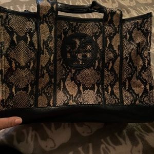 COPY - Large Snake Print TB Tote